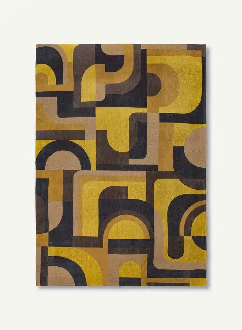 tapis jaune -9210-80x150/140x200/170x240/200x280/240x340/280x390